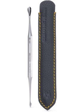 Premium Nail Knife & Cuticle Pusher Set in Leather Case | Manicure Tool, Made in